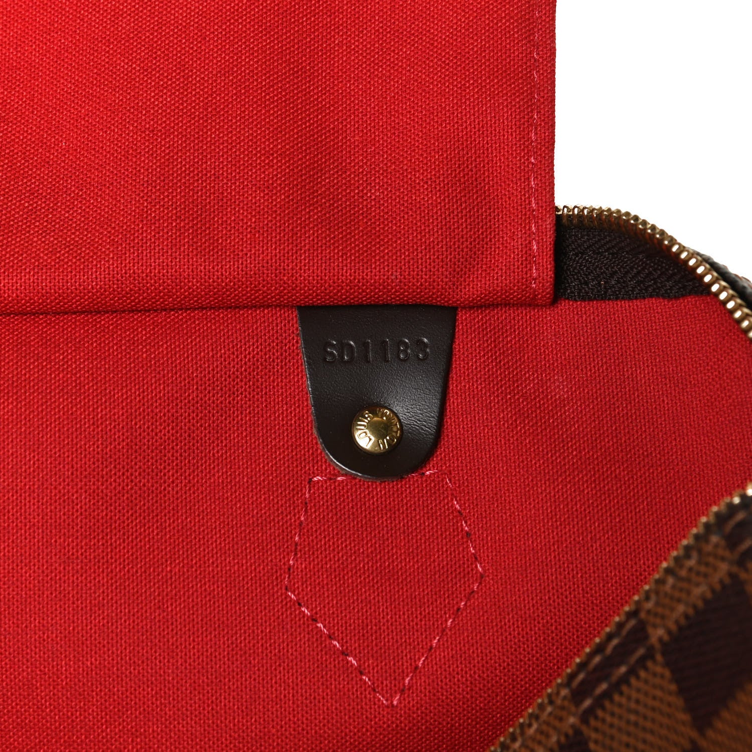 Louis Vuitton Damier Ebene Speedy 35 6 of 12