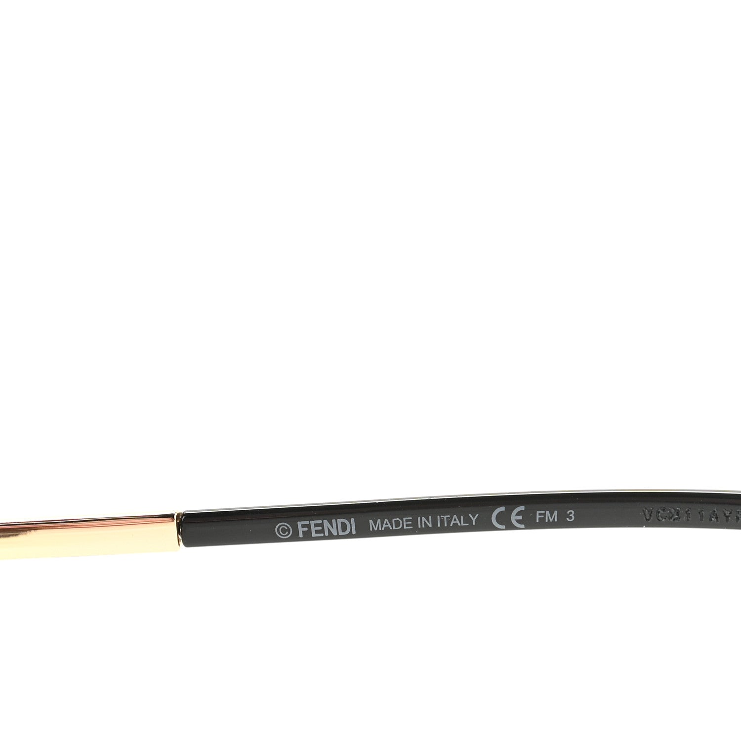 Fendi Acetate Metal FF Cat Eye Sunglasses FF 0356/S Havana 5 of 7