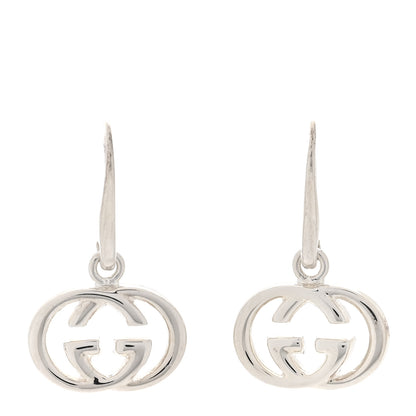 Gucci Sterling Silver Britt Drop Earrings 1 of 5