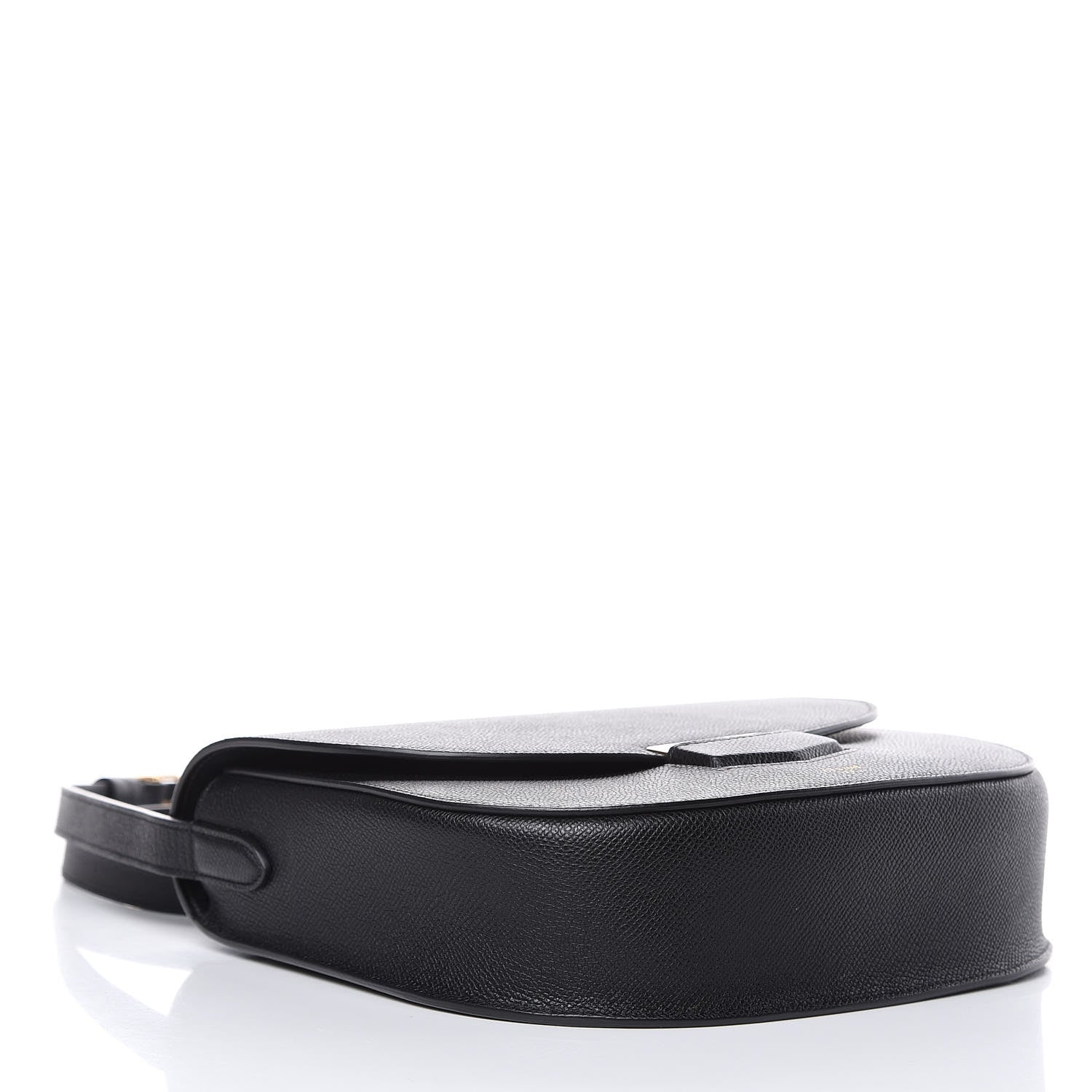 Celine Grained Calfskin Compact Trotteur Black 4 of 9