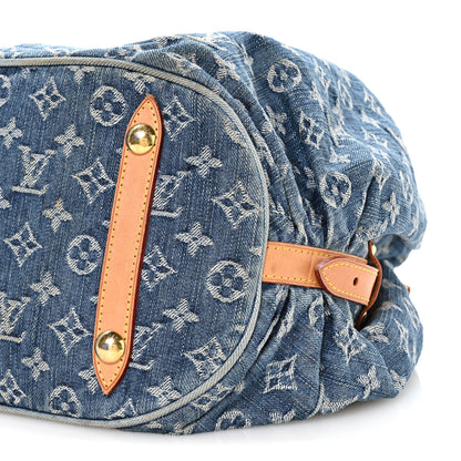 Louis Vuitton Denim Mahina XL Blue 9 of 9