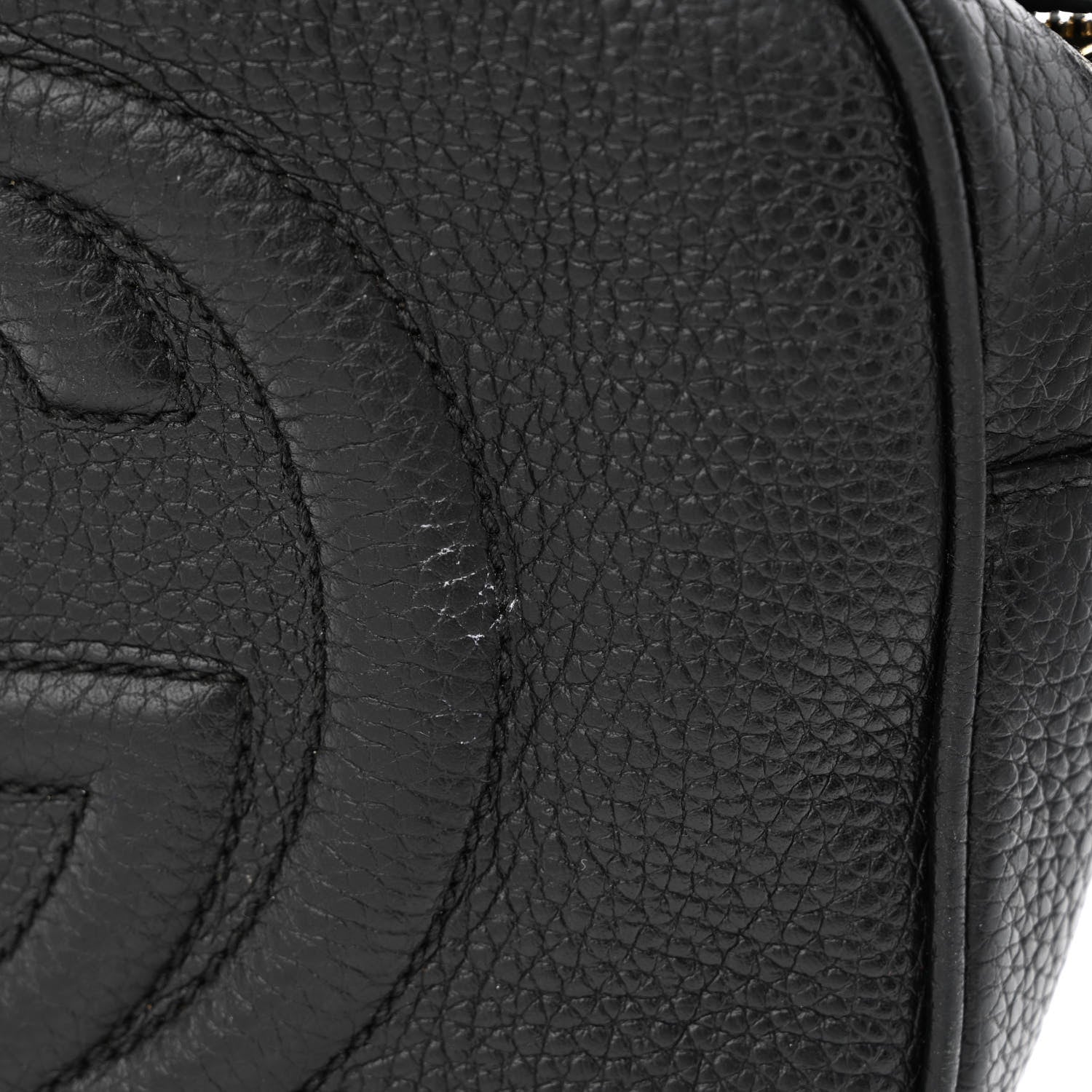 Gucci Pebbled Calfskin Small Soho Disco Bag Black 12 of 14