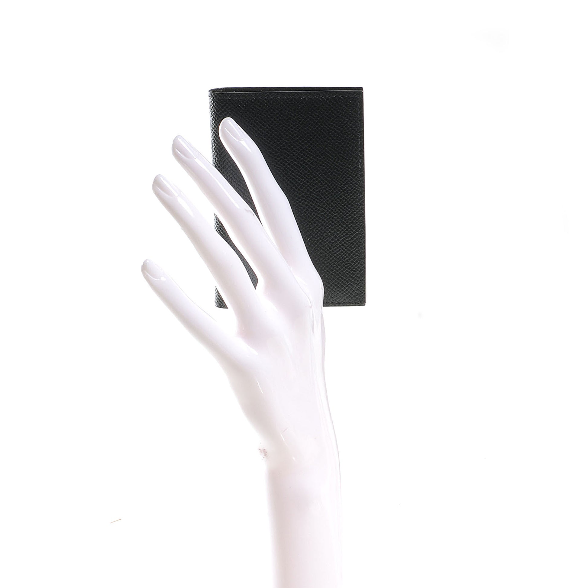 Hermes Epsom MC2 Euclide Card Holder Case Wallet Black 2 of 7