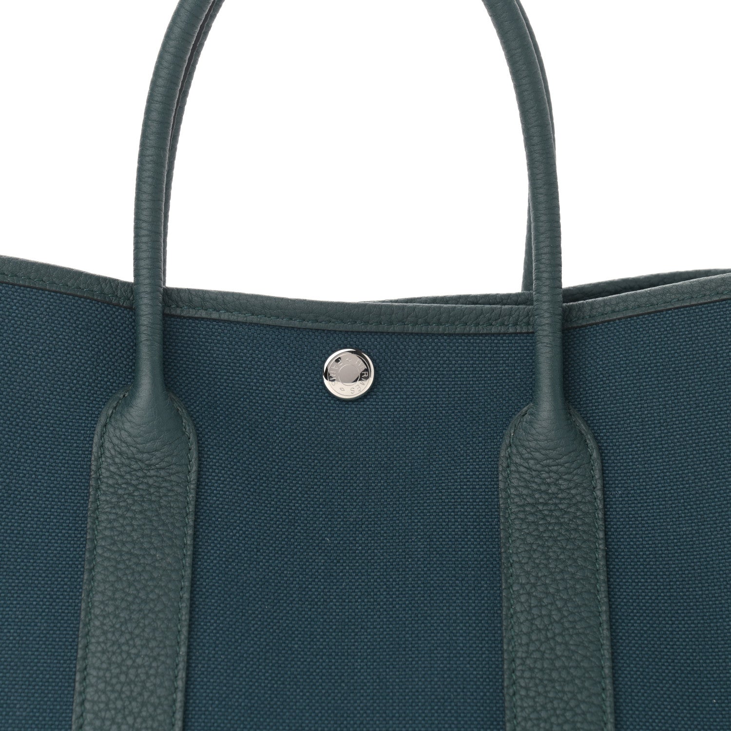 Hermes Toile Negonda Garden Party 30 TPM Bleu Ocean Vert Cypress 8 of 11