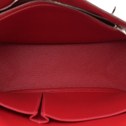 Hermes Taurillon Clemence Jypsiere 28 Rouge Casaque 5 of 15