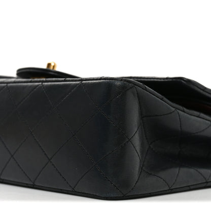 Chanel Lambskin Quilted Medium Double Flap Black 10 of 10