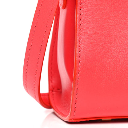 Delvaux Calfskin Mini Tempete Satchel Rose Candy 5 of 5