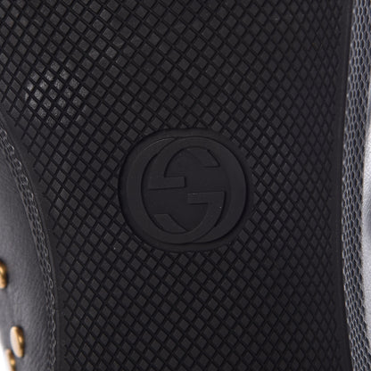 Gucci Calfskin Mens Studded Sneakers 8.5 Black 7 of 8
