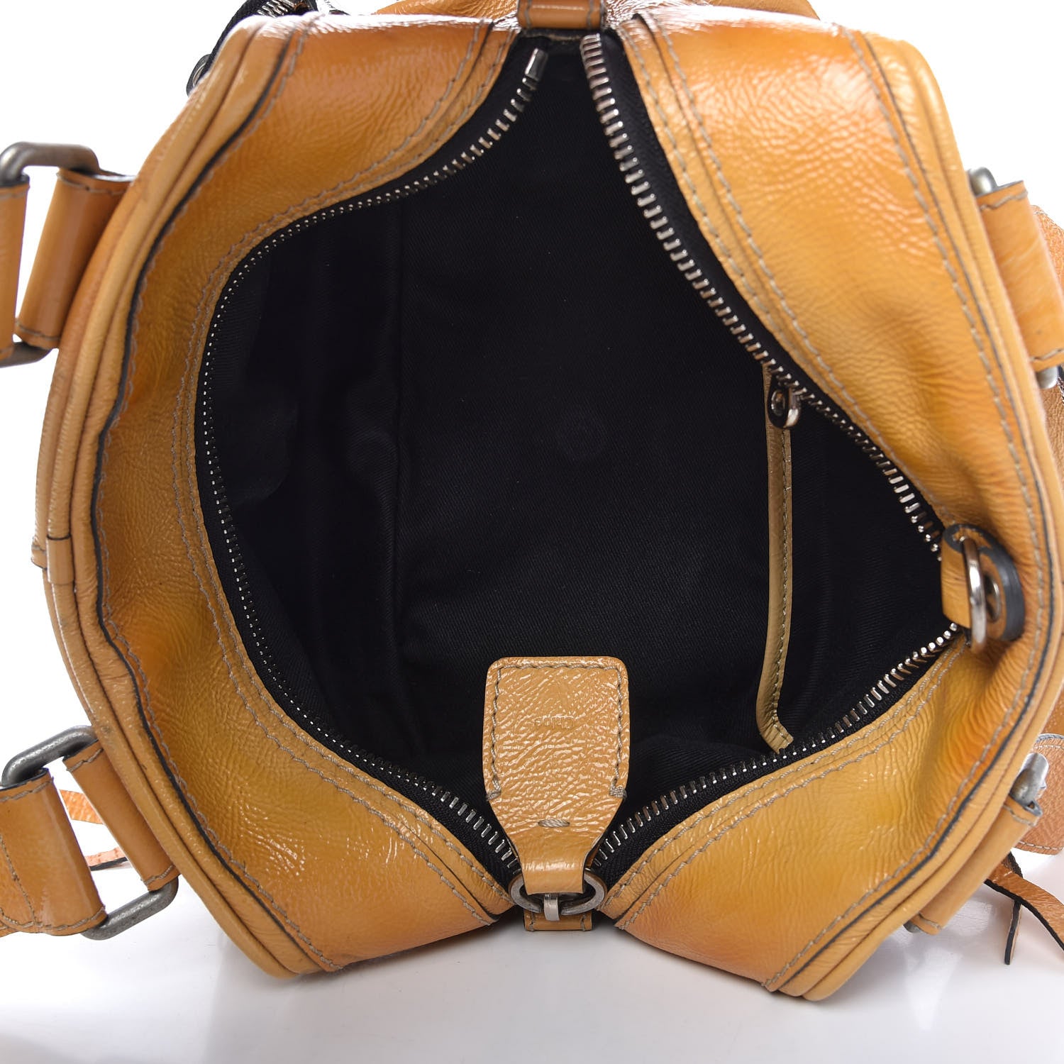 Chloe Crinkled Patent Betty Shoulder Bag Creme 5 of 10