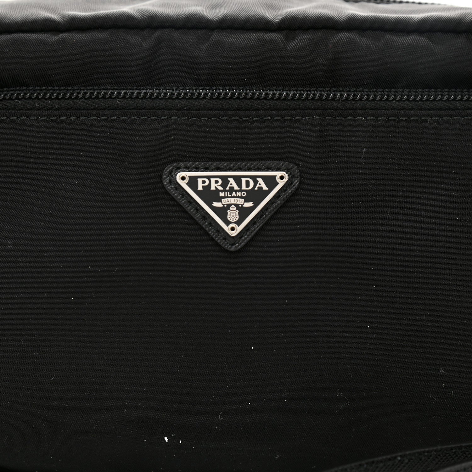 Prada Tessuto Nylon Clutch Wristlet Black 8 of 10