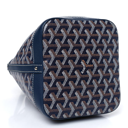 Goyard Goyardine Petit Flot Bucket Bag PM Navy 4 of 8