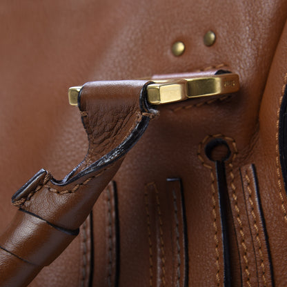 Chloe Calfskin Medium Marcie Satchel Tan 10 of 18