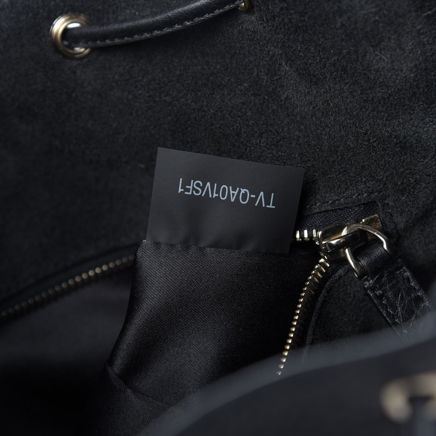 Valentino Garavani Grained Calfskin Rockstud Bucket Bag Black 9 of 9