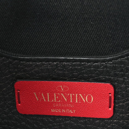 Valentino Garavani Grainy Calfskin Rockstud Belt Bag Black 6 of 9