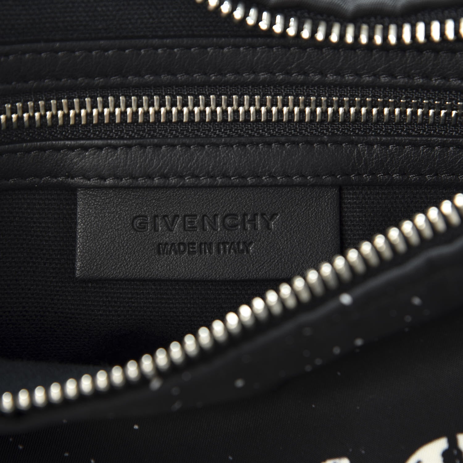 Givenchy Nylon Stencil Small Pandora Black White 7 of 9