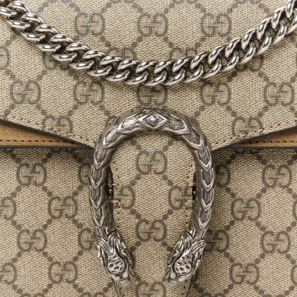 Gucci GG Supreme Monogram Small Dionysus Shoulder Bag Taupe 8 of 12