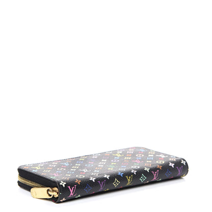 Louis Vuitton Monogram Multicolor Zippy Wallet Black Grenade 3 of 9