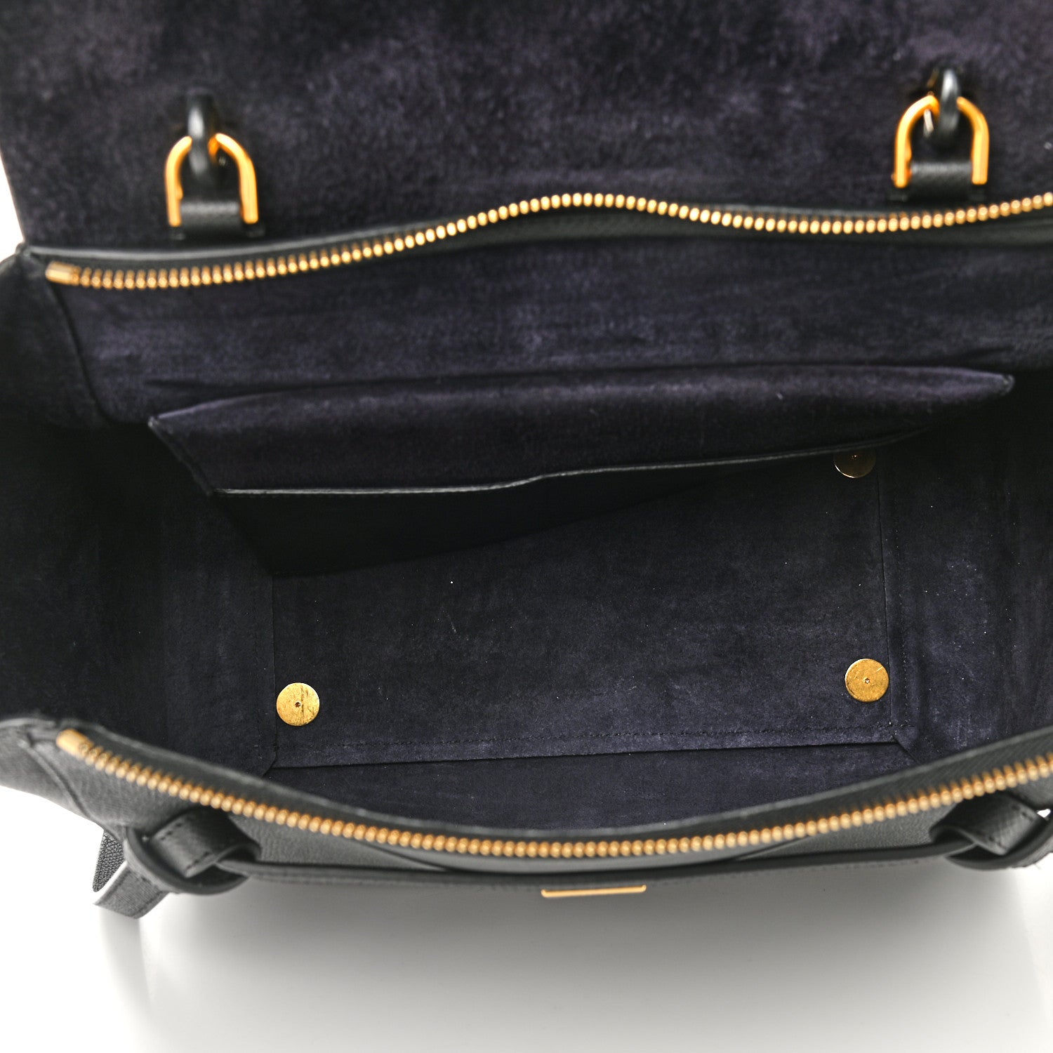Celine Grained Calfskin Belt Bag Black 5 of 9