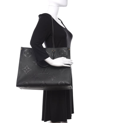 Louis Vuitton Empreinte Monogram Giant Onthego GM Black 2 of 10