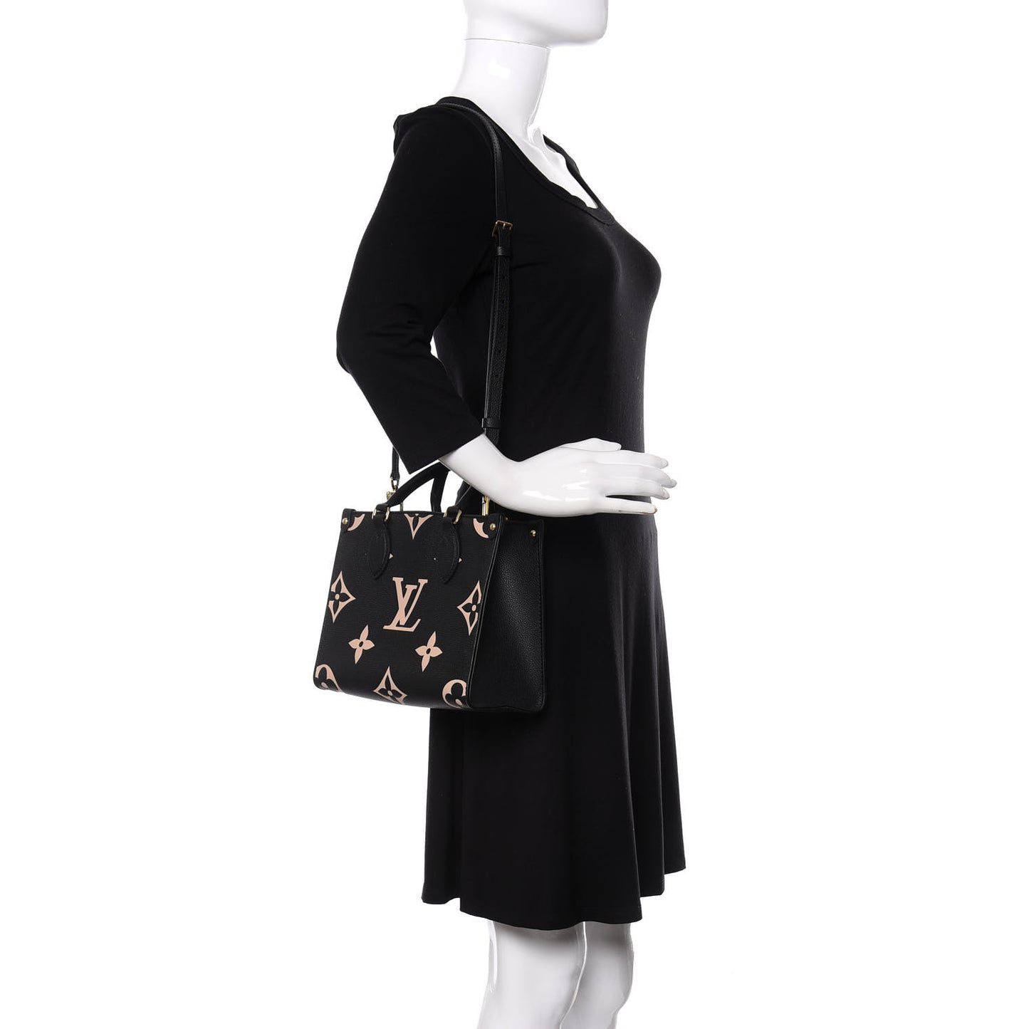 Empreinte Monogram Giant Onthego PM Black Beige