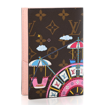 Louis Vuitton Monogram 2020 Christmas Animation Big Wheel Passport Cover Rose Ballerine 2 of 4