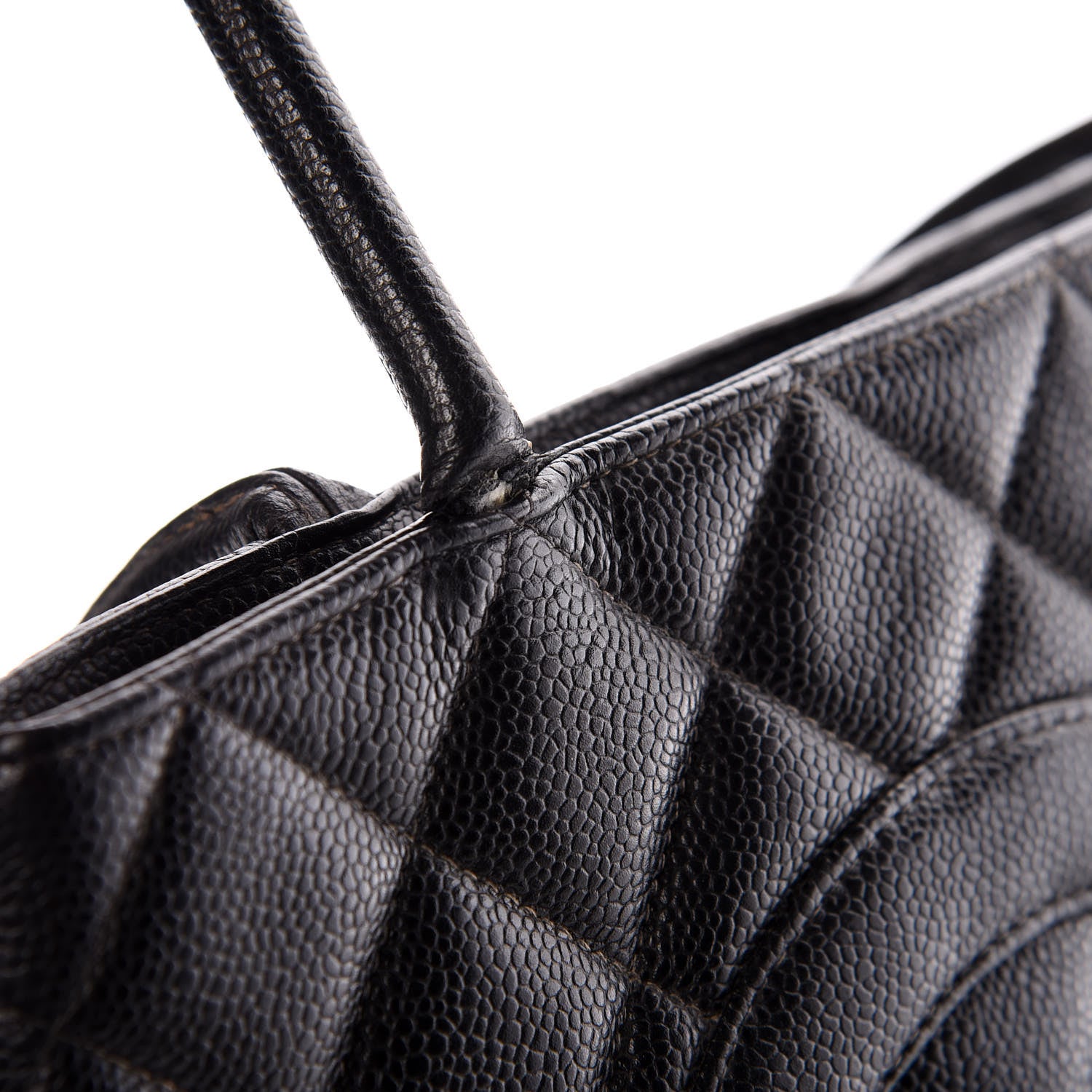 Chanel Caviar Quilted Medallion Tote Black 9 of 12