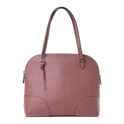 Gucci Soft Microguccissima Medium Bree Shoulder Bag Dark Cipria 1 of 4