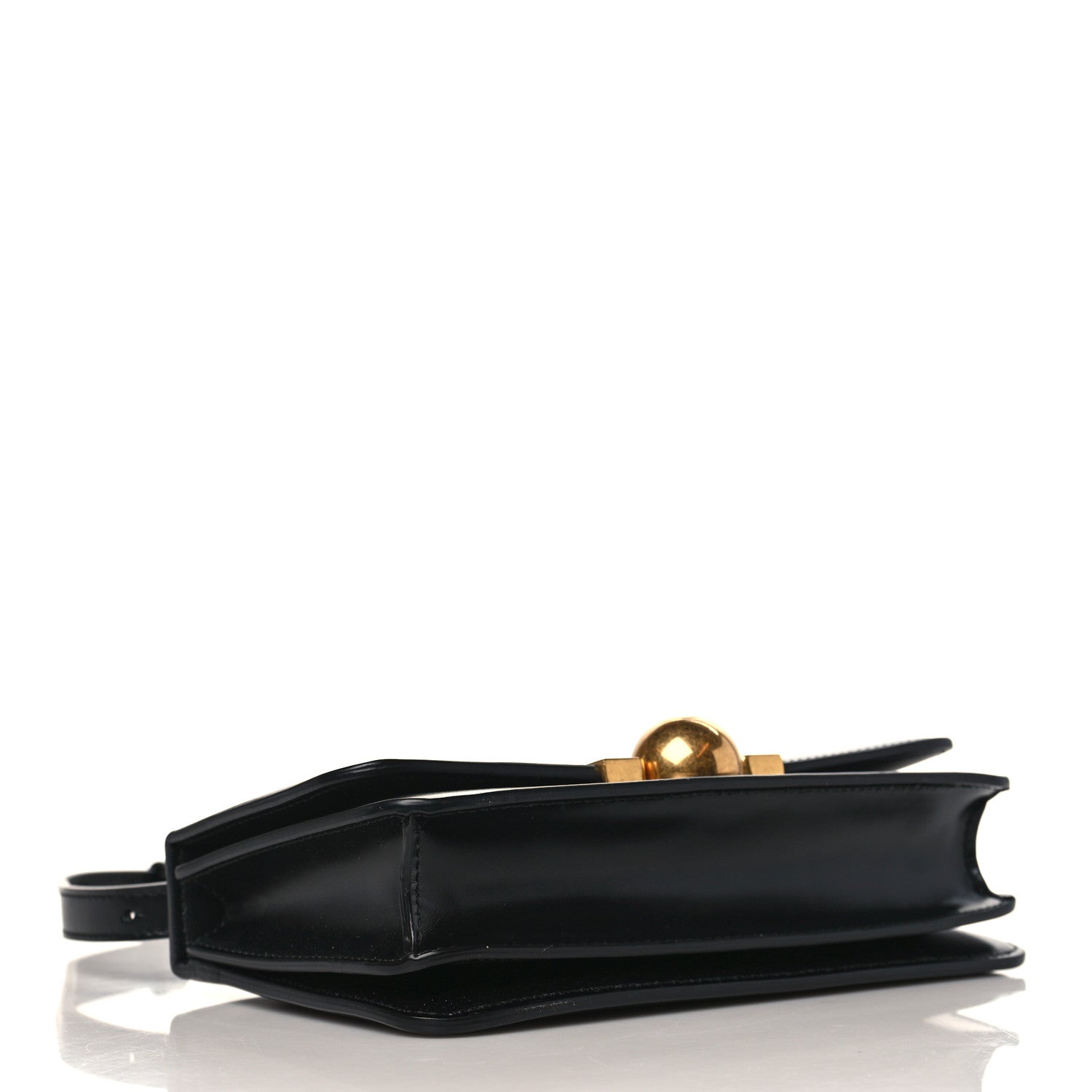 Bottega Veneta Calfskin Stamped Classic BV Bag Black 3 of 8
