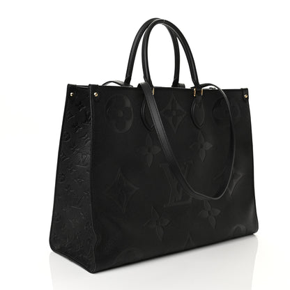 Louis Vuitton Empreinte Monogram Giant Onthego GM Black 3 of 9