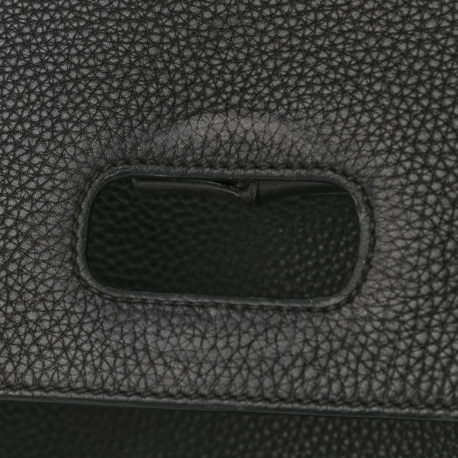 Gucci Pebbled Calfskin Large Bamboo Daily Top Handle Bag Black 11 of 17