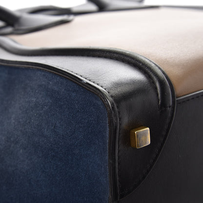 Celine Smooth Calfskin Suede Mini Tri-Color Luggage Beige 13 of 17
