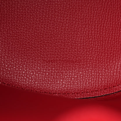 Burberry Haymarket Check Colours Small Lorne Bucket Crossbody Poppy Red 6 of 12
