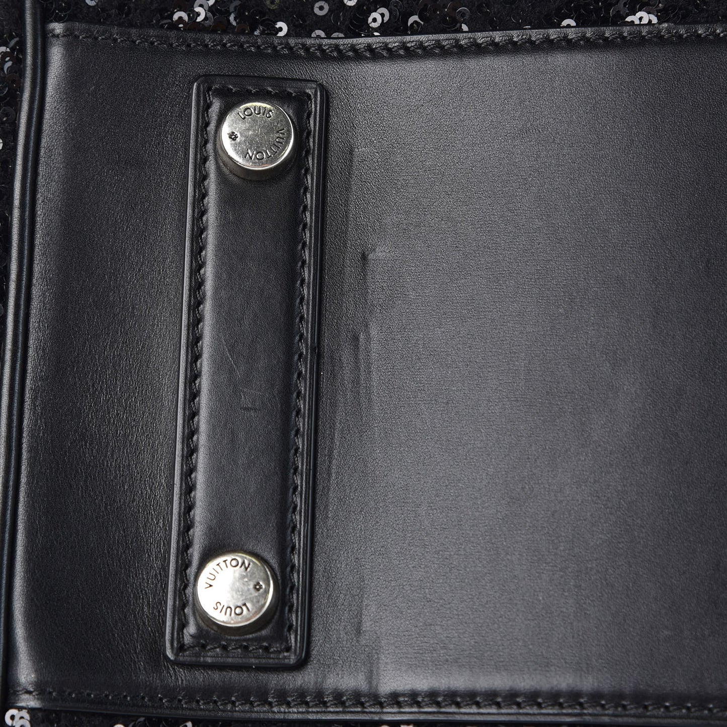 Sequin Monogram Sunshine Express Speedy Black