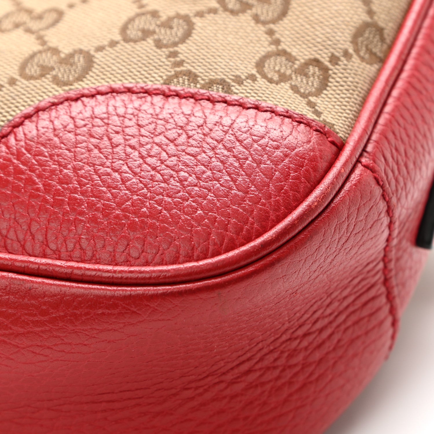 Gucci Monogram Mini Bree Messenger Bag Red 13 of 15