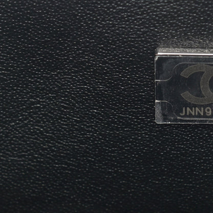 Chanel Lambskin Quilted Mini Square Flap So Black 7 of 11
