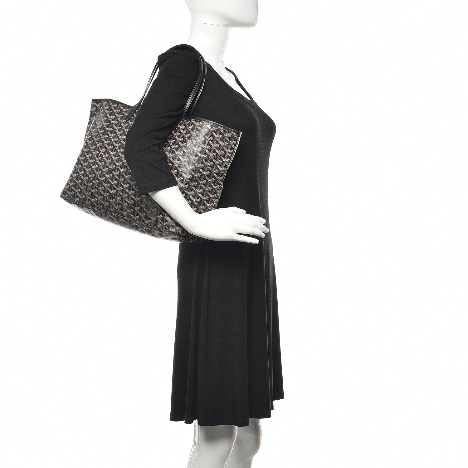Goyard Goyardine Saint Louis PM Black 2 of 16