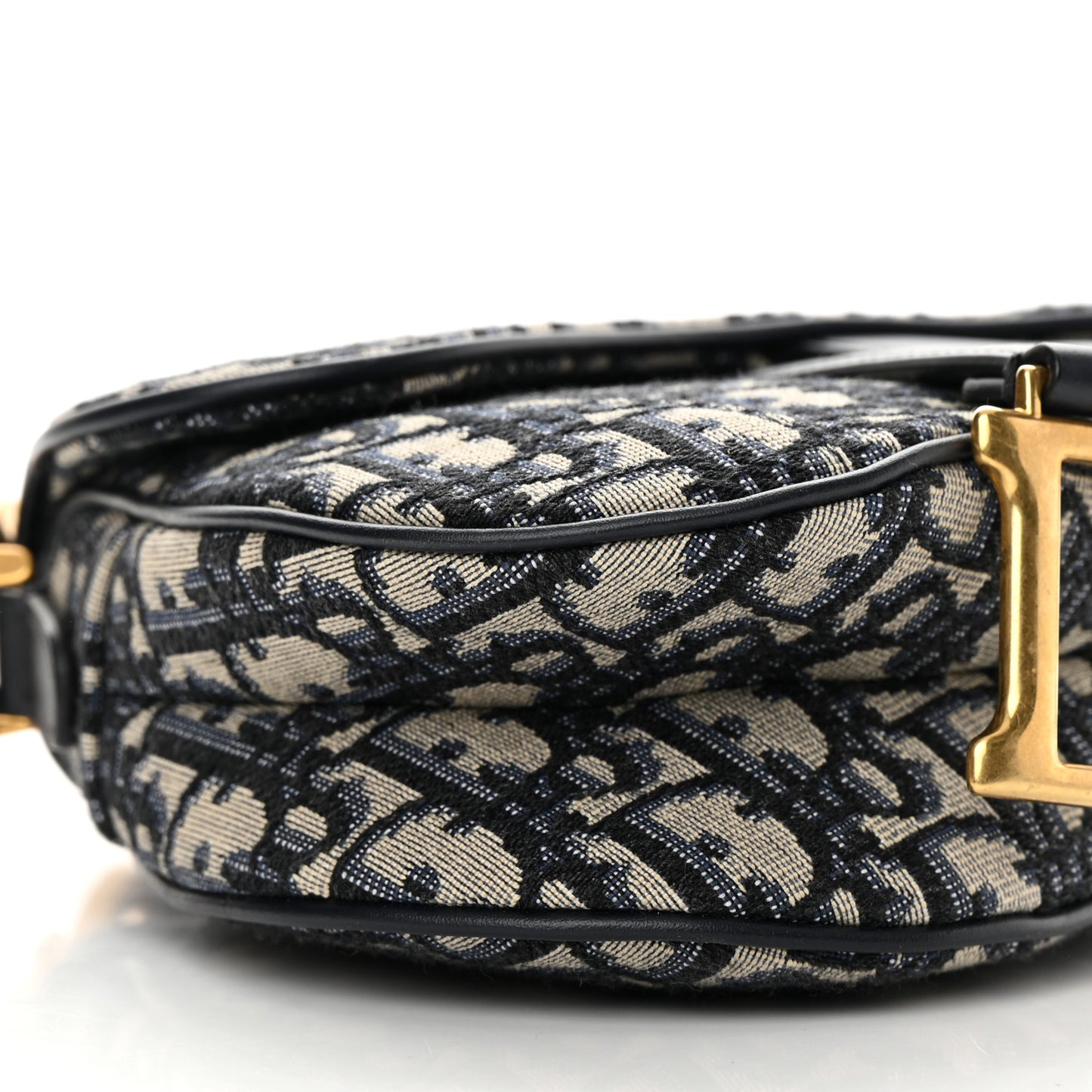 Oblique Mini Saddle Bag Blue