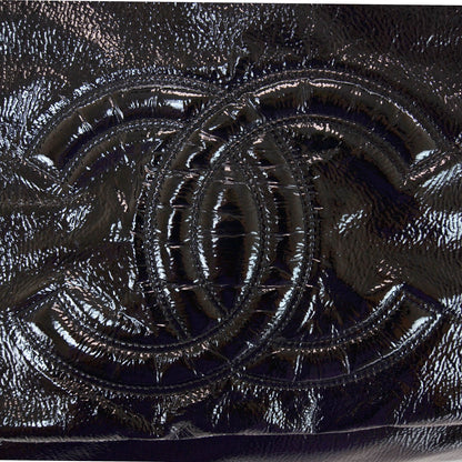 Chanel Vinyl XL Rock and Chain Flap Black 5 of 10