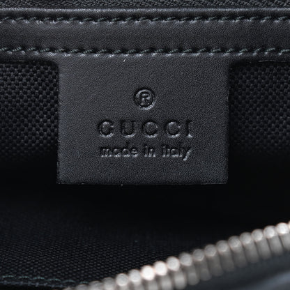 Gucci GG Supreme Monogram Appia Calfskin Web Wristlet Black 7 of 8