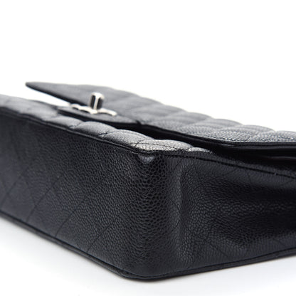 Chanel Caviar Quilted Medium Double Flap Black 8 of 8