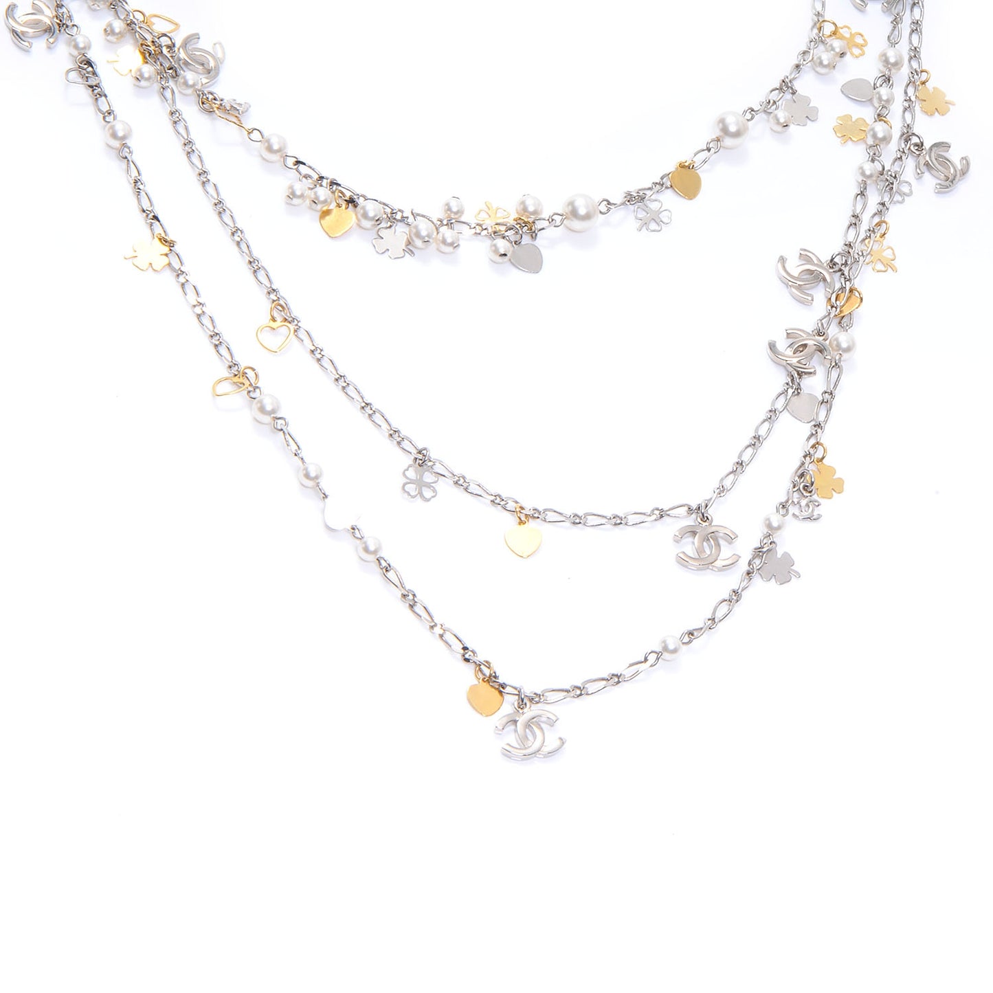 Multi Chain Lucky Symbols Necklace