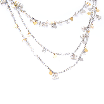 Chanel Multi Chain Lucky Symbols Necklace 1 of 6