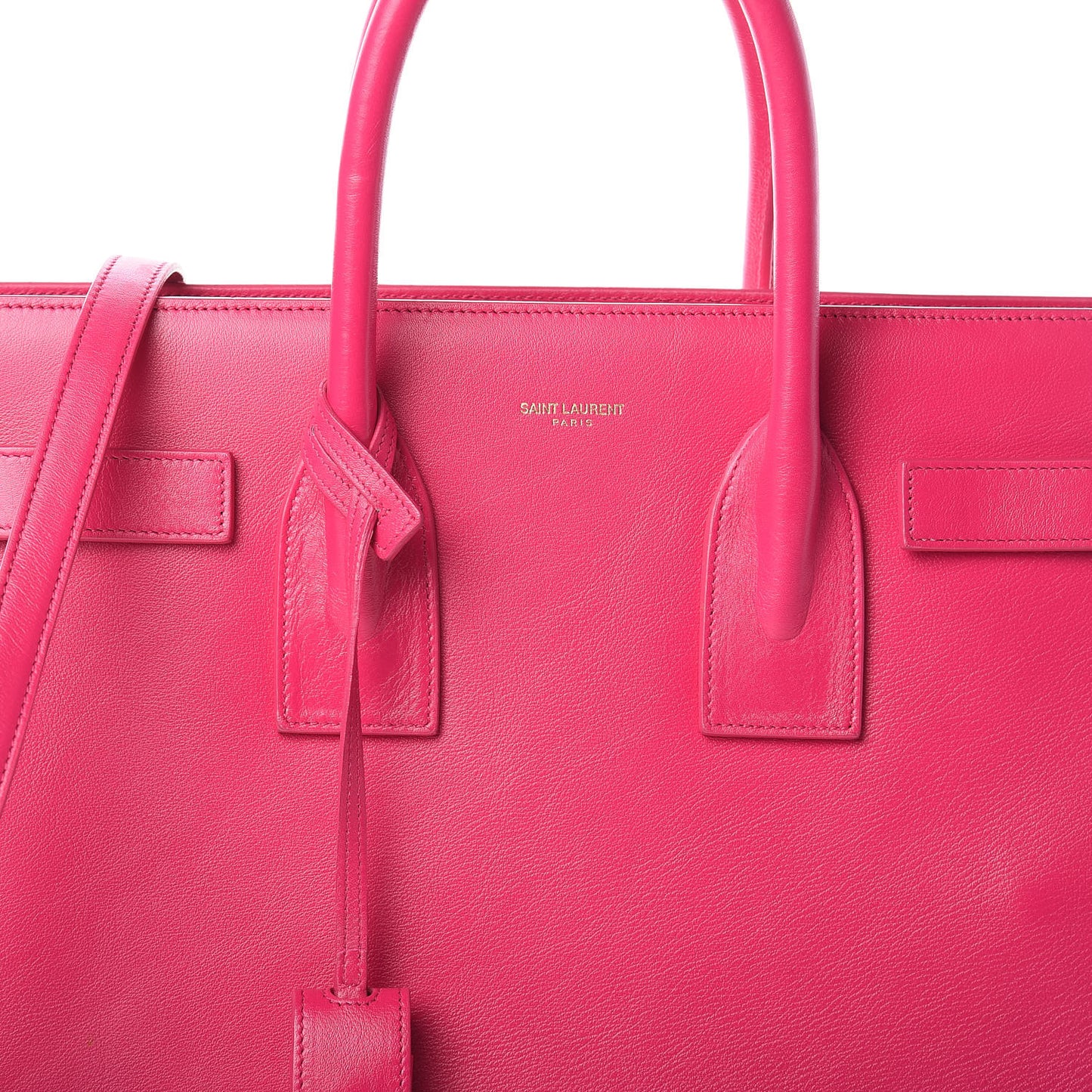 Calfskin Small Sac De Jour Lipstick Fuchsia