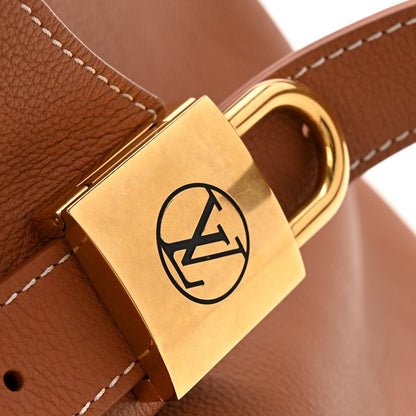 Louis Vuitton Grained Calfskin Low Key Hobo MM Cognac 11 of 12