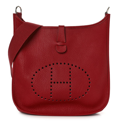 Hermes Togo Evelyne GM Rouge 1 of 9