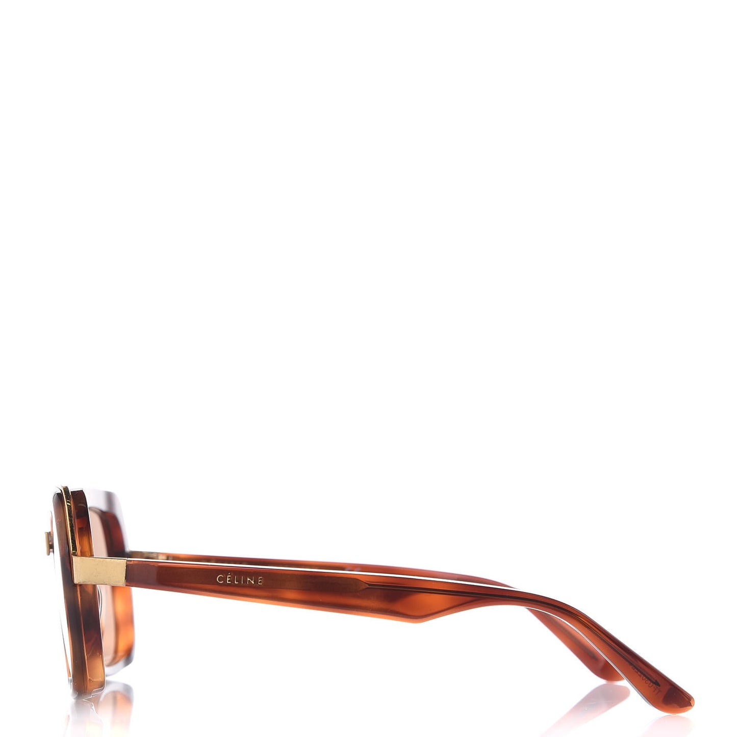 Acetate Square Sunglasses CL40050U Havana