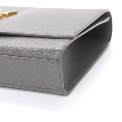 Saint Laurent Grain De Poudre Large Classic Monogram Kate Satchel Earth 8 of 9