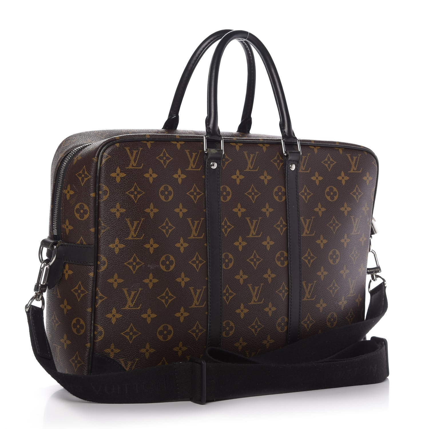Louis Vuitton Monogram Macassar Porte-Documents Voyage GM 3 of 8