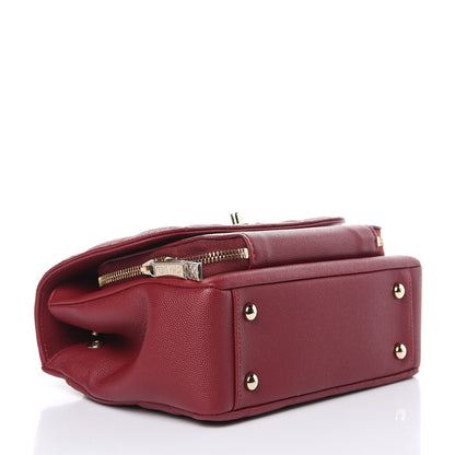Chanel Caviar Quilted Medium Business Affinity Flap Burgundy 4 of 10