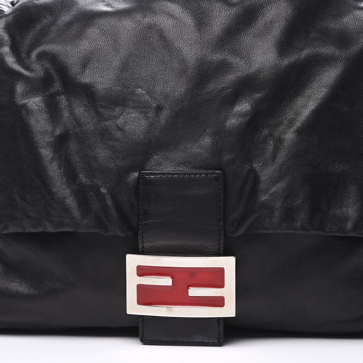 Calfskin Big Forever Mama Baguette Black